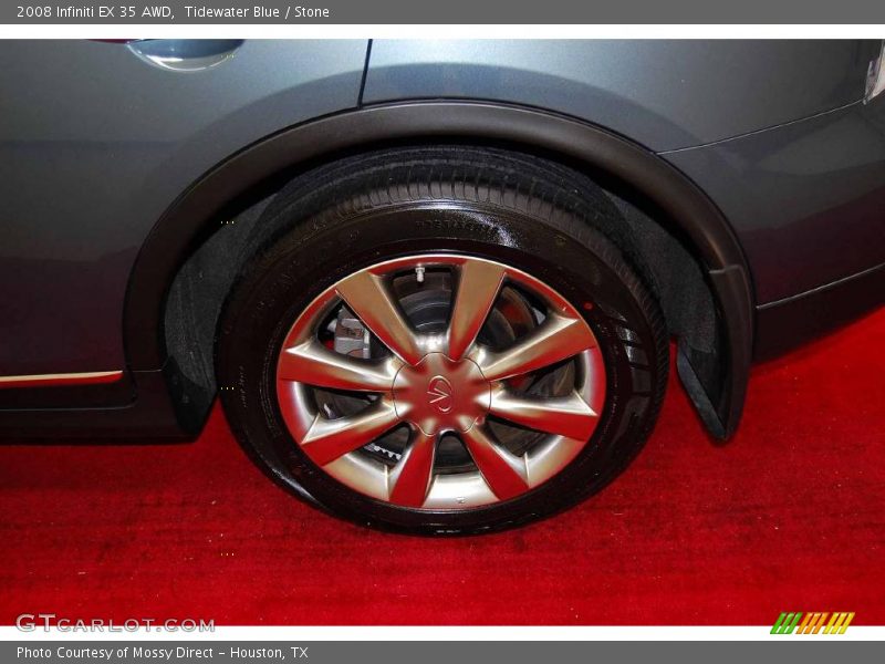 Tidewater Blue / Stone 2008 Infiniti EX 35 AWD