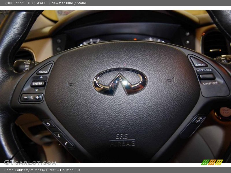Tidewater Blue / Stone 2008 Infiniti EX 35 AWD