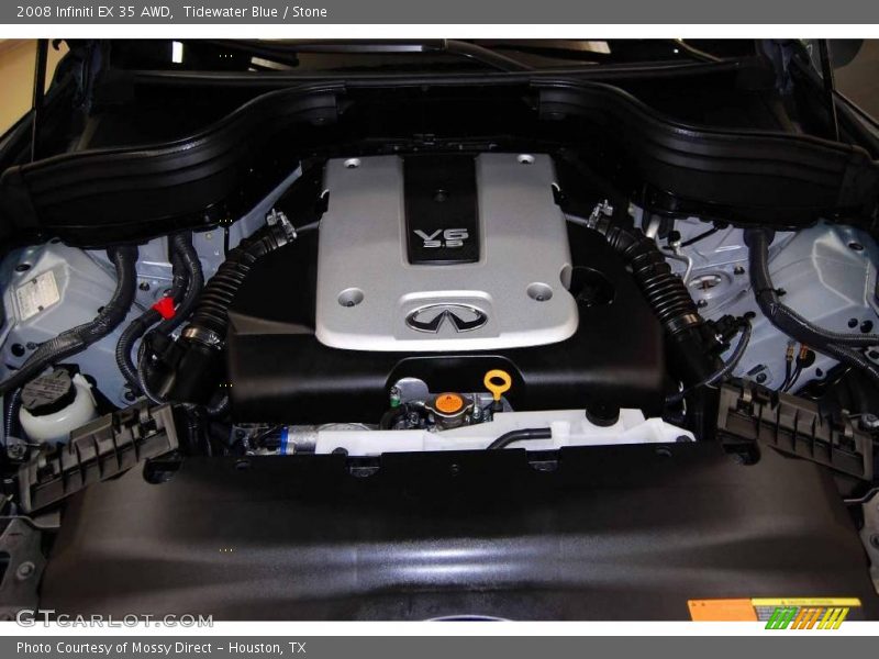 Tidewater Blue / Stone 2008 Infiniti EX 35 AWD