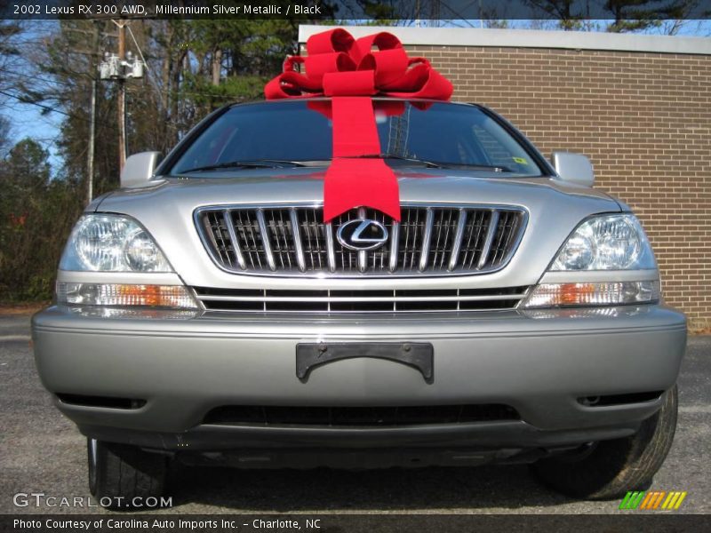 Millennium Silver Metallic / Black 2002 Lexus RX 300 AWD