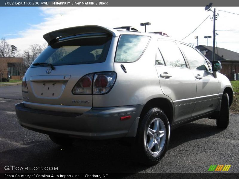 Millennium Silver Metallic / Black 2002 Lexus RX 300 AWD