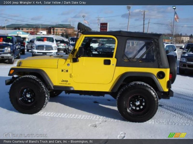 Solar Yellow / Dark Slate Gray 2006 Jeep Wrangler X 4x4