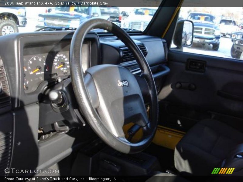 Solar Yellow / Dark Slate Gray 2006 Jeep Wrangler X 4x4