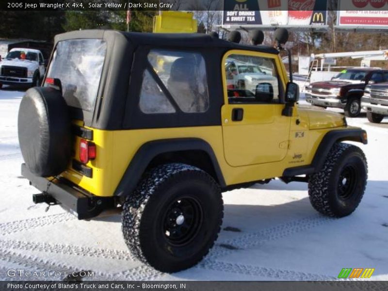 Solar Yellow / Dark Slate Gray 2006 Jeep Wrangler X 4x4