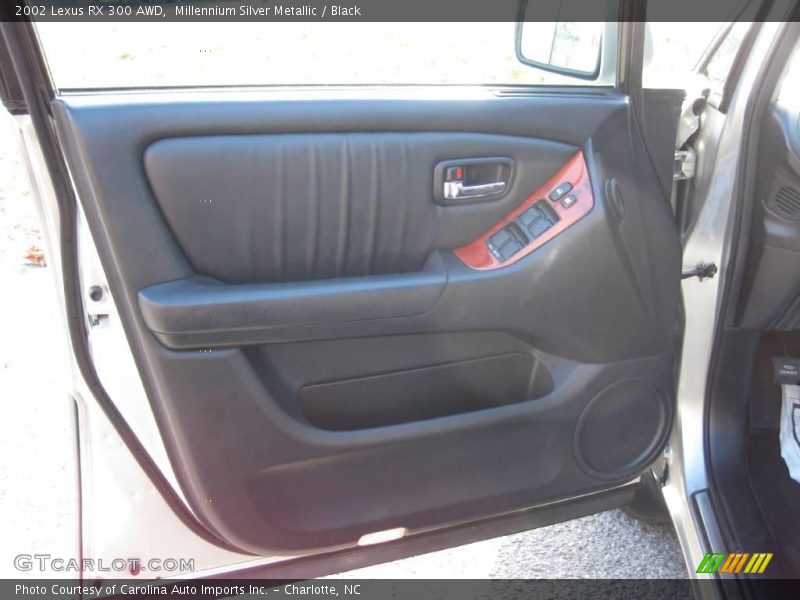 Millennium Silver Metallic / Black 2002 Lexus RX 300 AWD