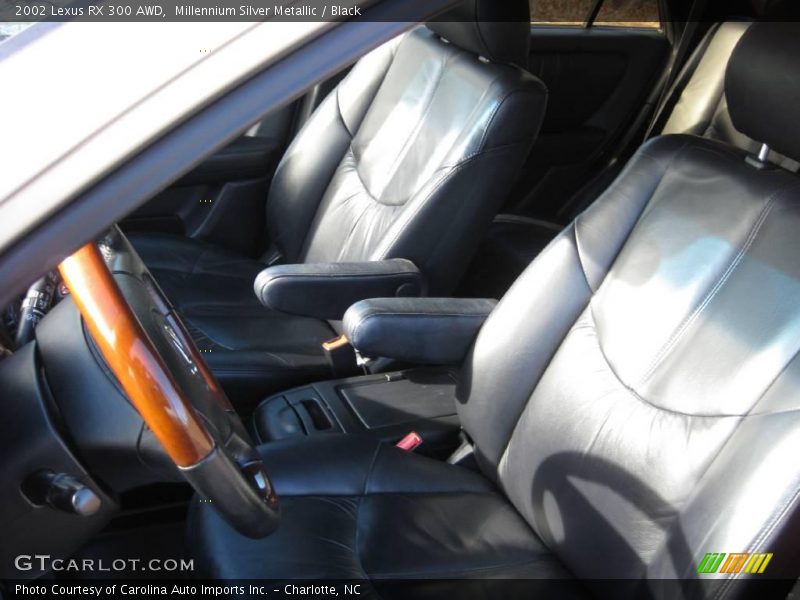 Millennium Silver Metallic / Black 2002 Lexus RX 300 AWD