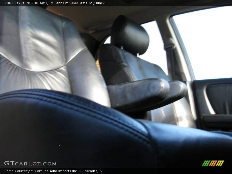 Millennium Silver Metallic / Black 2002 Lexus RX 300 AWD