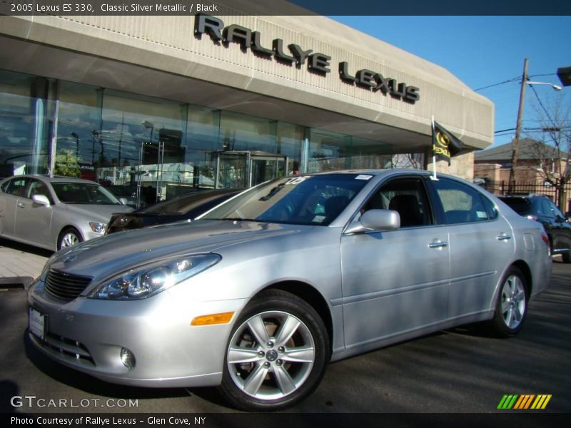 Classic Silver Metallic / Black 2005 Lexus ES 330