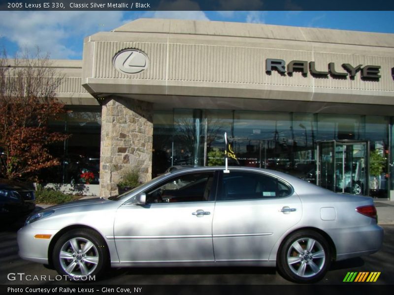 Classic Silver Metallic / Black 2005 Lexus ES 330