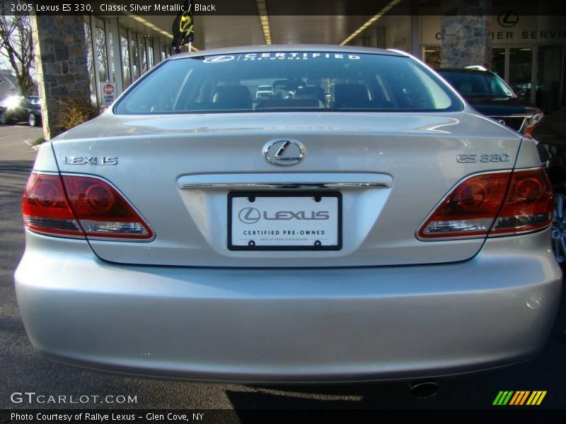 Classic Silver Metallic / Black 2005 Lexus ES 330