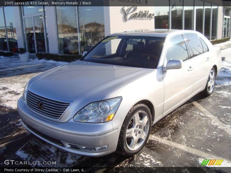Mercury Metallic / Black 2005 Lexus LS 430 Sedan