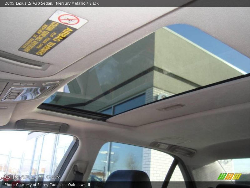 Mercury Metallic / Black 2005 Lexus LS 430 Sedan