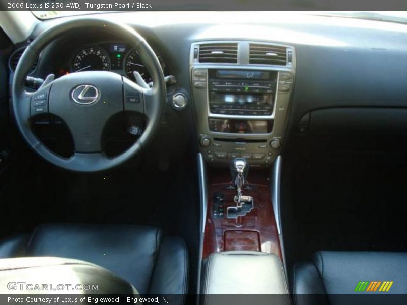 Tungsten Pearl / Black 2006 Lexus IS 250 AWD