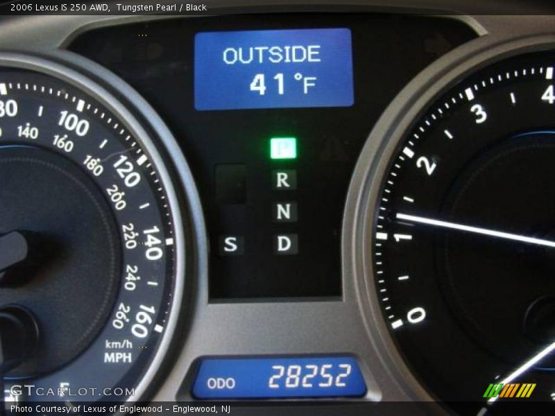 Tungsten Pearl / Black 2006 Lexus IS 250 AWD