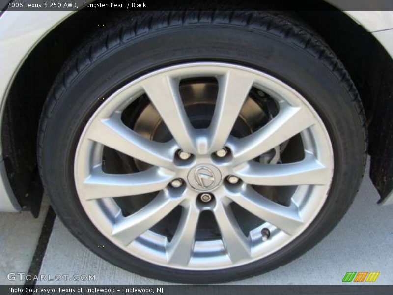 Tungsten Pearl / Black 2006 Lexus IS 250 AWD