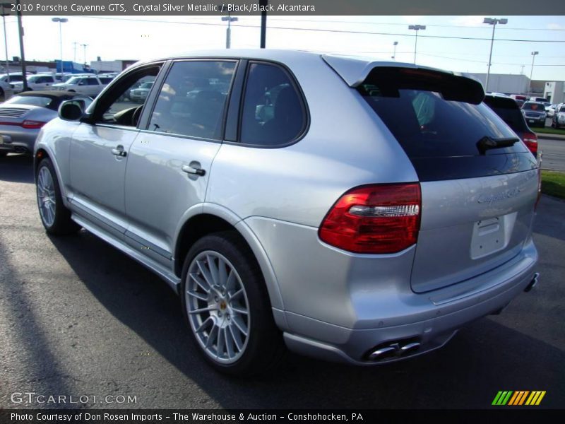 Crystal Silver Metallic / Black/Black Alcantara 2010 Porsche Cayenne GTS