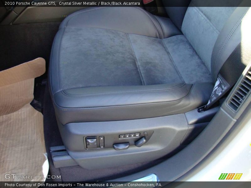 Crystal Silver Metallic / Black/Black Alcantara 2010 Porsche Cayenne GTS