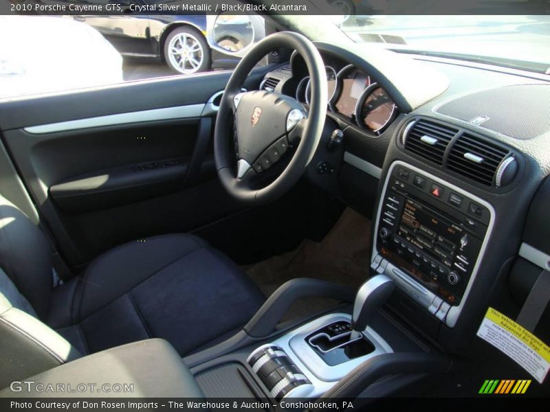 Crystal Silver Metallic / Black/Black Alcantara 2010 Porsche Cayenne GTS