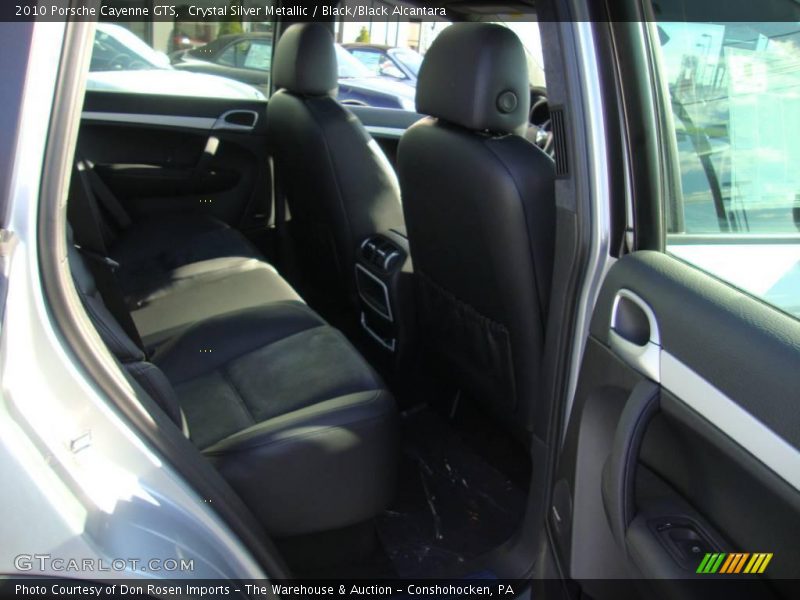 Crystal Silver Metallic / Black/Black Alcantara 2010 Porsche Cayenne GTS