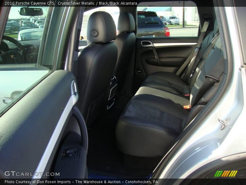 Crystal Silver Metallic / Black/Black Alcantara 2010 Porsche Cayenne GTS