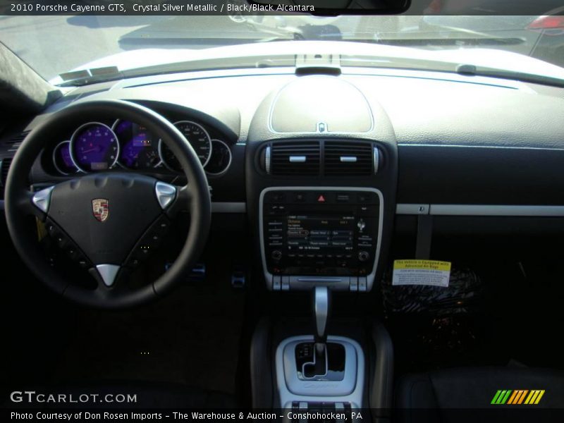 Crystal Silver Metallic / Black/Black Alcantara 2010 Porsche Cayenne GTS