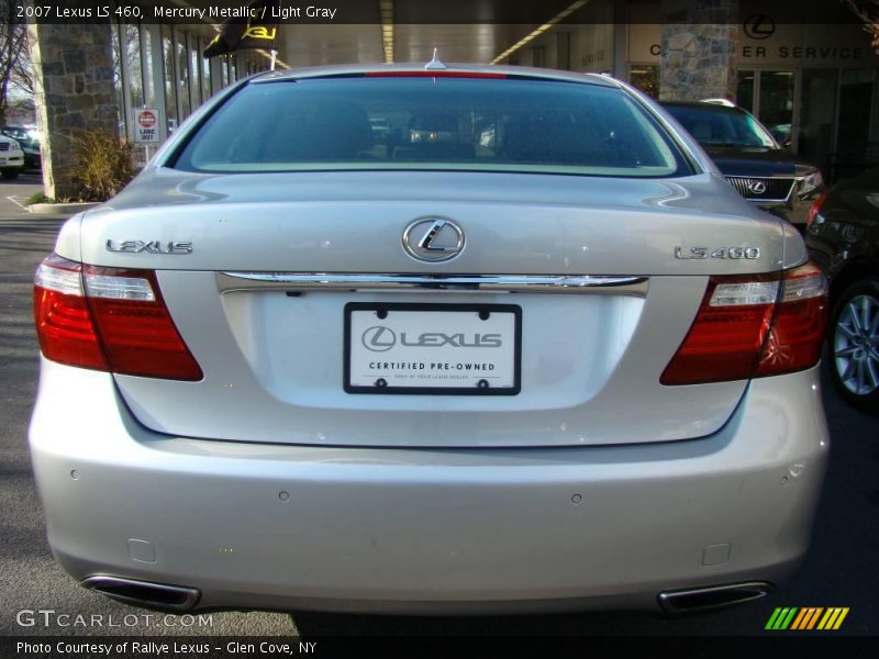 Mercury Metallic / Light Gray 2007 Lexus LS 460