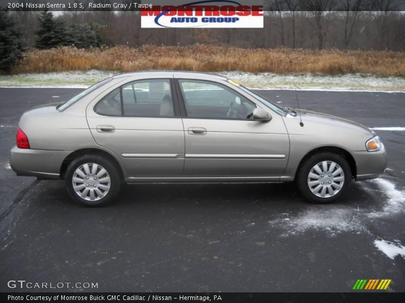 Radium Gray / Taupe 2004 Nissan Sentra 1.8 S