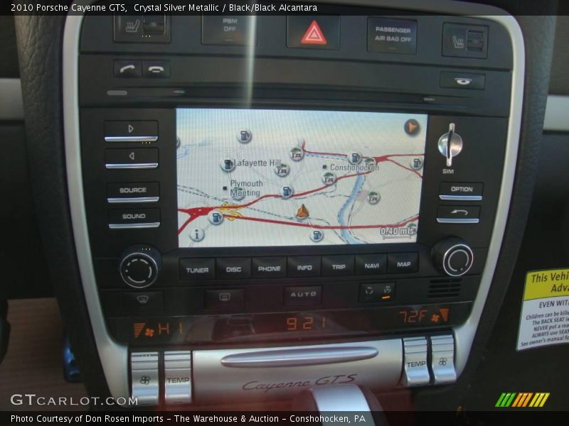 Crystal Silver Metallic / Black/Black Alcantara 2010 Porsche Cayenne GTS