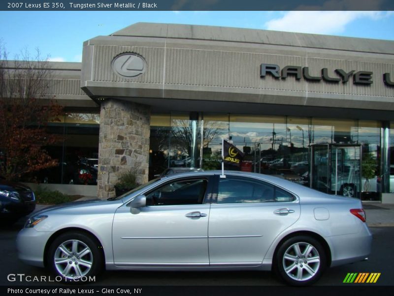 Tungsten Silver Metallic / Black 2007 Lexus ES 350