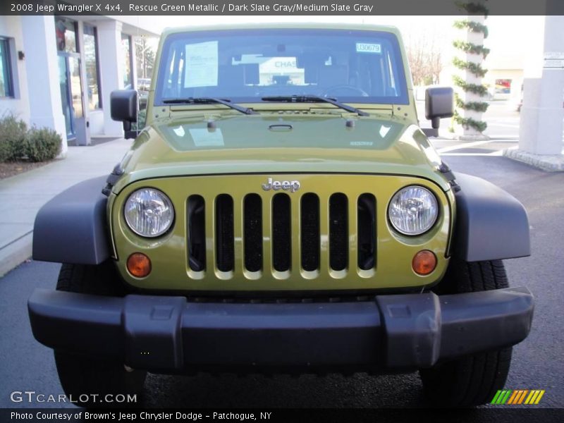 Rescue Green Metallic / Dark Slate Gray/Medium Slate Gray 2008 Jeep Wrangler X 4x4