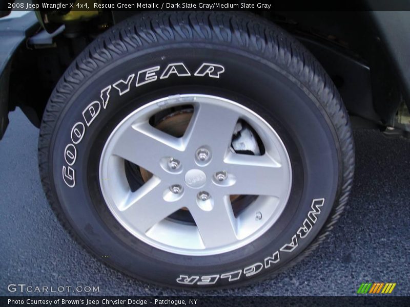 Rescue Green Metallic / Dark Slate Gray/Medium Slate Gray 2008 Jeep Wrangler X 4x4