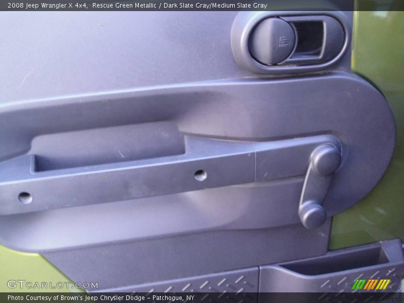 Rescue Green Metallic / Dark Slate Gray/Medium Slate Gray 2008 Jeep Wrangler X 4x4