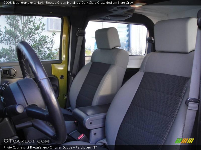 Rescue Green Metallic / Dark Slate Gray/Medium Slate Gray 2008 Jeep Wrangler X 4x4