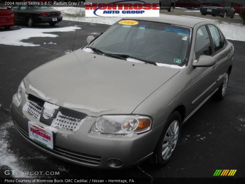 Radium Gray / Taupe 2004 Nissan Sentra 1.8 S