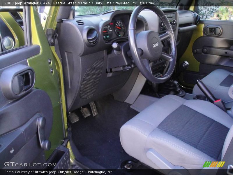 Rescue Green Metallic / Dark Slate Gray/Medium Slate Gray 2008 Jeep Wrangler X 4x4