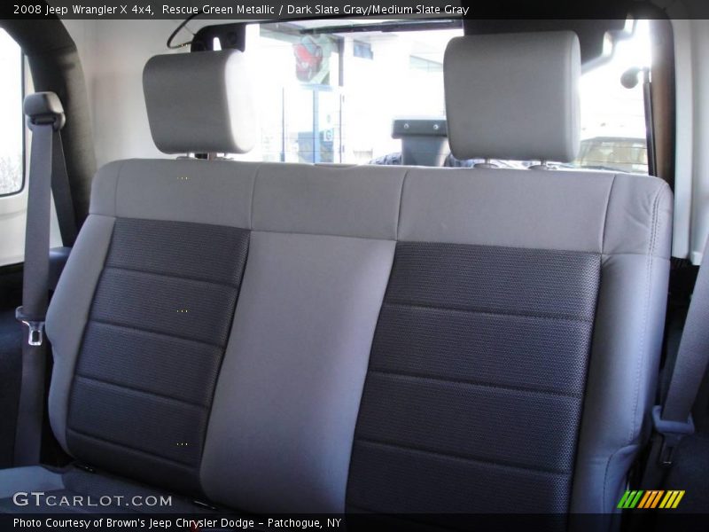 Rescue Green Metallic / Dark Slate Gray/Medium Slate Gray 2008 Jeep Wrangler X 4x4