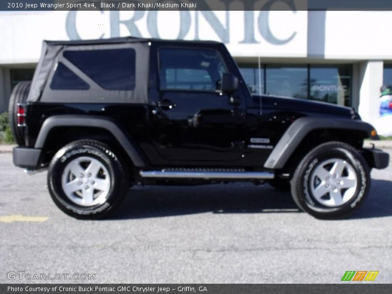 Black / Dark Khaki/Medium Khaki 2010 Jeep Wrangler Sport 4x4