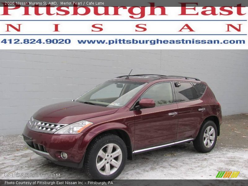 Merlot Pearl / Cafe Latte 2006 Nissan Murano SL AWD