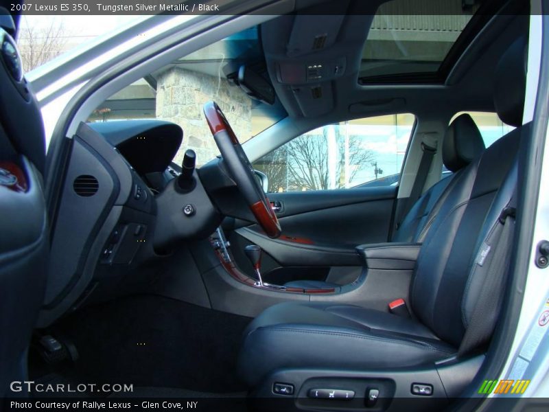 Tungsten Silver Metallic / Black 2007 Lexus ES 350