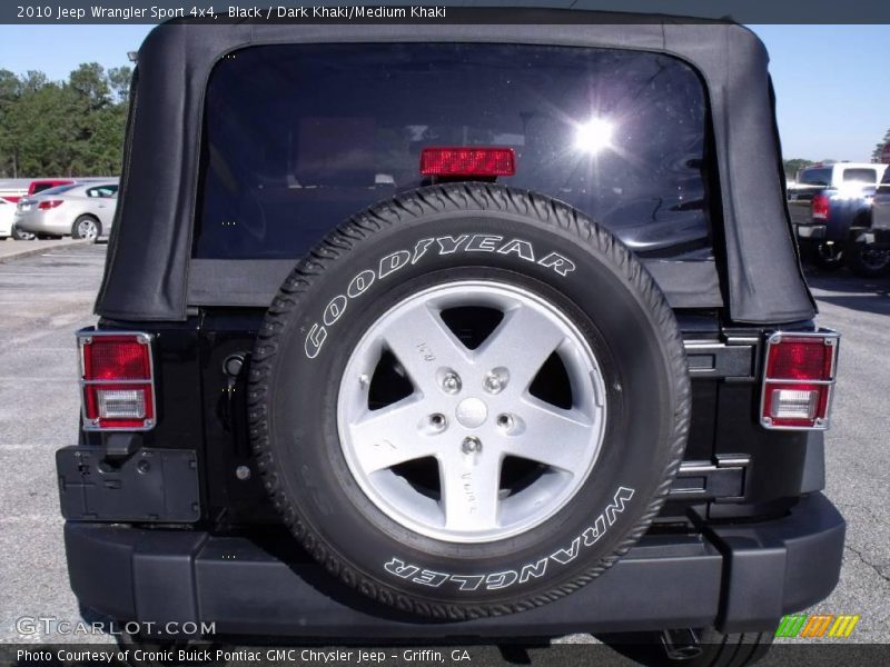 Black / Dark Khaki/Medium Khaki 2010 Jeep Wrangler Sport 4x4