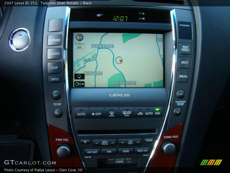 Tungsten Silver Metallic / Black 2007 Lexus ES 350