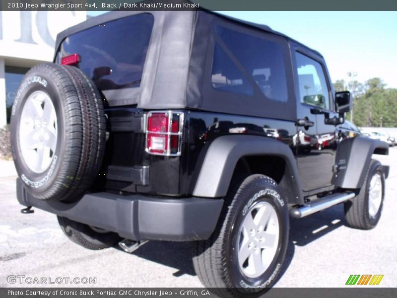 Black / Dark Khaki/Medium Khaki 2010 Jeep Wrangler Sport 4x4