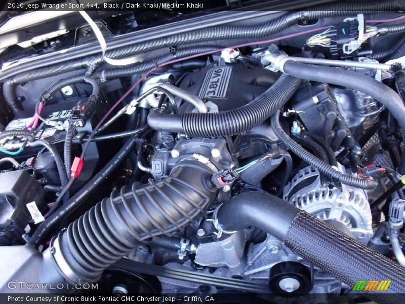 Black / Dark Khaki/Medium Khaki 2010 Jeep Wrangler Sport 4x4
