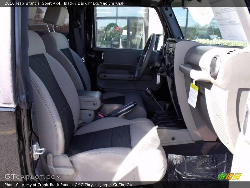 Black / Dark Khaki/Medium Khaki 2010 Jeep Wrangler Sport 4x4