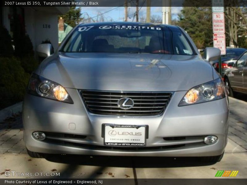 Tungsten Silver Metallic / Black 2007 Lexus ES 350