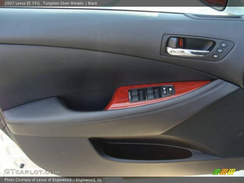 Tungsten Silver Metallic / Black 2007 Lexus ES 350