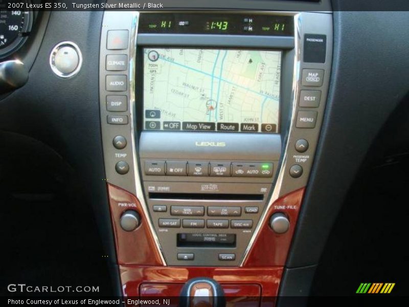 Tungsten Silver Metallic / Black 2007 Lexus ES 350
