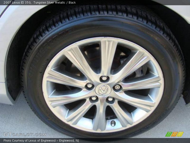 Tungsten Silver Metallic / Black 2007 Lexus ES 350