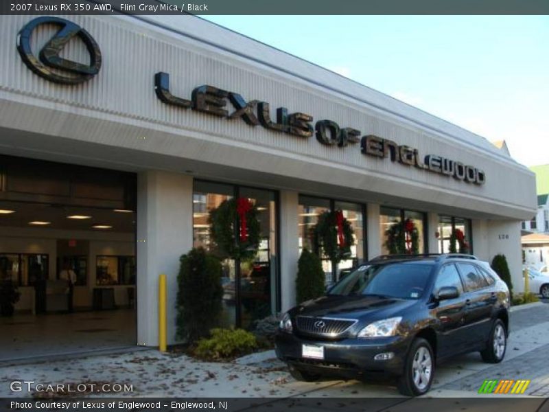 Flint Gray Mica / Black 2007 Lexus RX 350 AWD