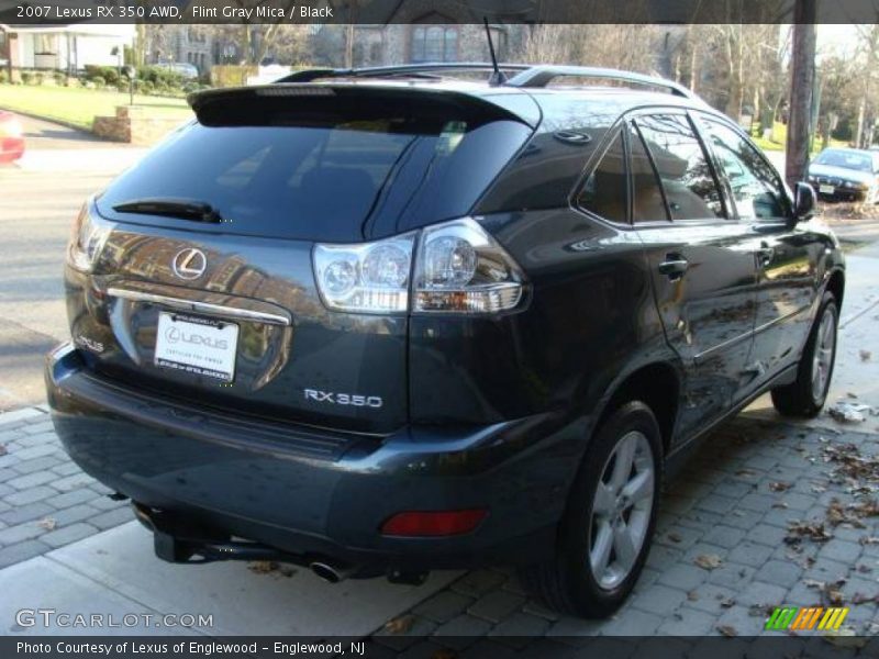 Flint Gray Mica / Black 2007 Lexus RX 350 AWD